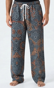 <b>Men's</b> Sublimation Sweat Shorts Casual 100% Polyester Fleece Street Wear <b>Trouser</b> High Quality Fitness Gym Wear <b>Wide</b> <b>Leg</b> Pants <b>Men</b> - Product Image 5