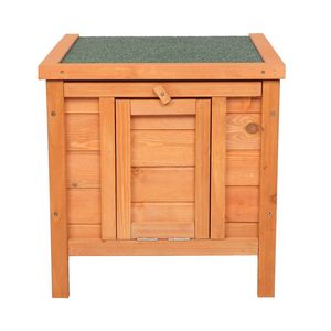 Conigliera di Lusso Moderna in Legno da 20 Pollici, Impermeabile, per Conigli e Piccoli Animali, Colore Legno Naturale, Taglia XL - Product Image 5