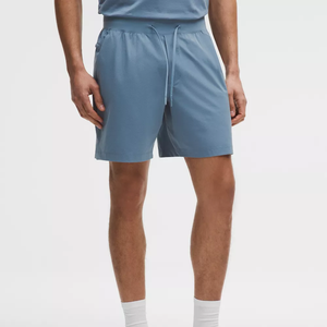 กางเกงขาสั้นกีฬาผู้ชาย OEM สกรีนโลโก้ได้ เอวยางยืด ระบายอากาศได้ดี ผ้าฝ้าย 100% แห้งเร็ว เหมาะสำหรับวิ่งในฤดูร้อน - Product Image 2