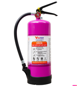Extintor de Incendios a Base de Agua con Batería de Litio ORION de 3 Litros, Vinafoam, Exclusivo para Incendios en Vehículos Eléctricos, Incendios A-B-C - Product Image 1
