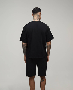 Men's Plain <b>Set</b> Breathable Summer <b>Set</b> Custom Logo Blank Cotton Street Wear Fitness wear OEM Lightweight Quick dry Oversized 2026 - Product Image 3