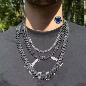 IGI Certified Lab Grown Diamond Hip Hop Cuban Link <b>Chain</b> Necklace In Gold <b>Iced</b> <b>Out</b> <b>Chain</b> for Men - Product Image 6