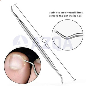 Stainless Steel 9 Pcs Ingrown Toenail Tool <b>Kit</b> For Professional Pedicure Foot Care And <b>Nail</b> Grooming - Product Image 5