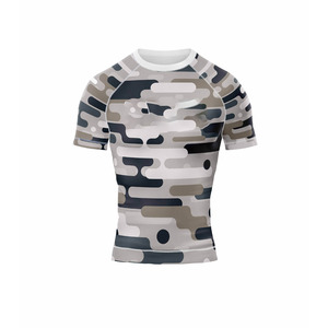 Private Label Rash Guard Manufacturer Custom <b>Compression</b> <b>Shirts</b> with OEM Service - Product Image 1