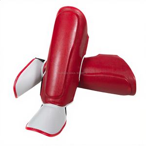 Espinilleras y Protectores de Muay Thai con Cuero PU para Protección en MMA y Boxeo - Product Image 3