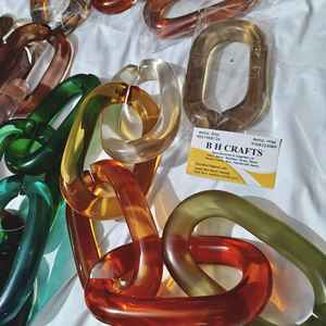 Cadena de Resina Transparente y de Colores para Decoración de Paredes, Eslabones de Cadena Modernos, Hermosas Cadenas Coloridas Removibles para Año Nuevo - Product Image 6