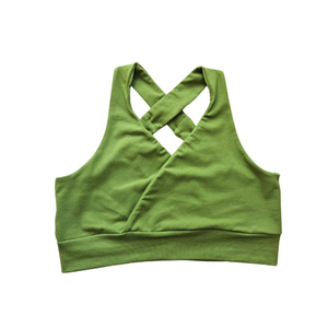 Women Activewear Sports <b>Bra</b> Comfortable <b>Stretch</b> Breathable Moisture Wicking Nylon Spandex Fitness Workout Clothing OEM Service - Product Image 1