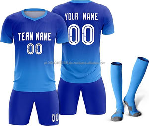 Camiseta de fútbol atlética personalizada Unisex con número de nombre de equipo personalizado, uniforme deportivo en tallas juveniles para hombres y mujeres - Product Image 4