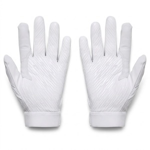 Red Leather Batting <b>Gloves</b> Ambidextrous Hook And Loop Closure Padded <b>Knit</b> Fabric Unisex Adult Training - Product Image 5