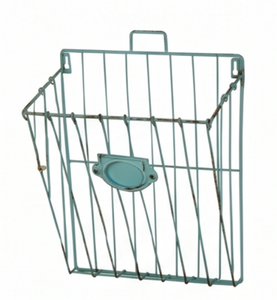 Modern Rustic Metal <b>Wire</b> Storage <b>Basket</b> Rectangle <b>Hanging</b> Multi-Purpose Neatening Organizer Stylish Home Organizer - Product Image 2