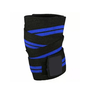 Professional Protection Unisex <b>Knee</b> Wraps for Weightlifting Fitness <b>Exercise</b> Custom Elastic Heavy-Duty Breathable Natural Rubber - Product Image 2