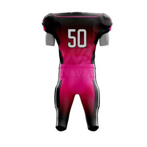 Uniformes de Fútbol Americano Personalizados al por Mayor, Último Modelo, Estilo Americano, Conjunto de Camiseta y Pantalón, Diseño Personalizado, Secado Rápido - Product Image 2