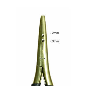 คีมต่อผมปลายแหลมแบบมืออาชีพ  ด้ามจับกันลื่น ใช้งานในร้านเสริมสวย ราคาโรงงาน OEM - Product Image 2