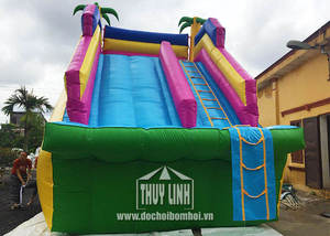 Manufacturer THUY LINH Commercial PVC <b>Inflatable</b> Water Slide Bounce <b>House</b> Kids Home Use Jump Bouncer Pool Blower 500kg Premium - Product Image 5