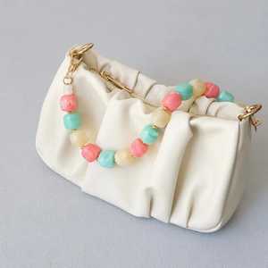 B.H CRAFTS Llavero de Resina con Cuentas Redondas, Accesorio de Moda Hecho a Mano para Mujer, Pulsera Multicolor de 1.5cm y 2cm - Product Image 5