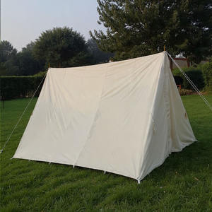 Tente en toile de style viking à deux poteaux pour le camping et l'hébergement en plein air - Product Image 4