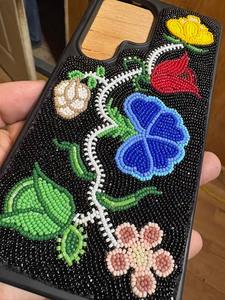 Coque de téléphone en broderie perlée CRYSTAL CRAFT pour iPhone Apple 6 pouces, dos transparent, motif fleur, vin, soleil, martini, toutes saisons - Product Image 4