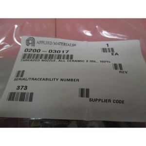 หัวฉีดแบบเกลียว 10 AMAT 0200-03017, ผลิตจากเซรามิกทั้งหมด - อุปกรณ์และอะไหล่เซมิคอนดักเตอร์ระดับโลกที่เชื่อถือได้ - Product Image 5