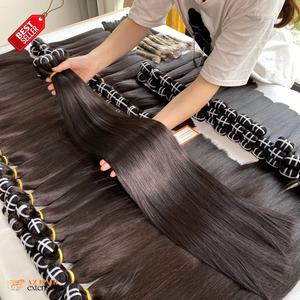 100% cabello humano sin procesar Onda natural Vendedores de cabello crudo 12A Hueso sedoso Recto Extensiones de cabello humano originales Paquetes - Product Image 5