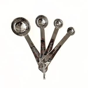 Ensemble de cuillères à mesurer en cuivre de qualité supérieure pour la pâtisserie, la cuisine, la maison et un usage culinaire professionnel, décoration intérieure - Product Image 2