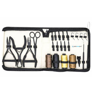 Kit Completo de Herramientas para Instalación de Extensiones de Cabello con Ganchos de Bucle, Tres Tipos de Alicates, Anillos, Hilos, Agujas, Clips y Tijeras - Product Image 1
