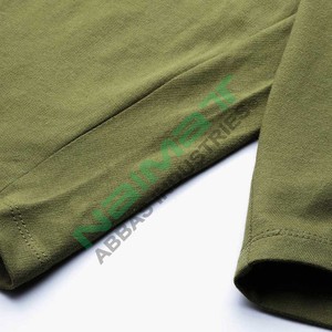Pantalones Cortos Bermuda de Algodón Verde Oliva Sólido para Hombre Naimat, Cintura con Cordón, Estilo Casual, Tiro Medio, Tejido Oxford Transpirable - Product Image 6