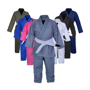 Five B Top Quality Martial Arts Clothing Karate Uniforms for Adults and Kids OEM Children BJJ Kimono Uniform Wear Set with belts - Product Image 1