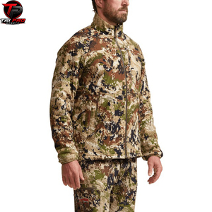 Chaqueta de Caza de Camuflaje, Cortavientos, Impermeable, de Poliéster Suave, para Caza de Otoño para Adultos - Product Image 4