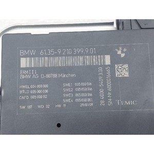 Módulo de Control del Espacio para los Pies (FRM) para BMW Serie 7 2008-2012, Usado, OEM 61359210399901 - Product Image 5
