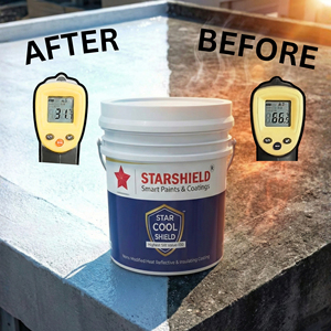 STARSHIELD Star Cool Shield Nano Modified Heat Reflective Insulating Coating Acrylic-Based Building Roof Cooling <b>Paint</b> - Product Image 6