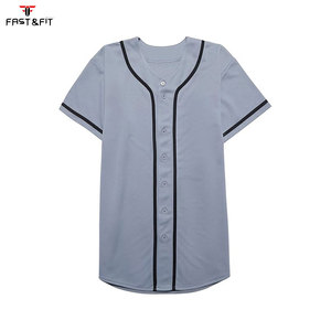 เสื้อเบสบอลตาข่ายระบายอากาศชุดกีฬาชุดทีม - Product Image 4