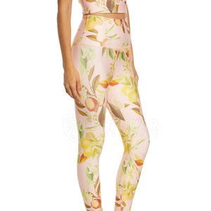 Leggings de yoga à taille élastique pour femmes, service OEM à faible MOQ, leggings de yoga de haute qualité, vêtements de fitness à prix avantageux - Product Image 3