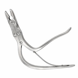 Rongeur Ortopédico de Doble Acción Angulado de Acero Inoxidable, Instrumento Quirúrgico para Corte y Extracción Ósea de Precisión - Product Image 2