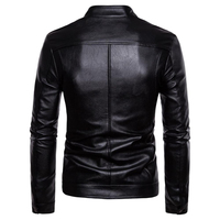 Veste en cuir pour homme, confortable, durable, matière douce, coupe moderne et décontractée, idéale pour le quotidien, les voyages et les activités de plein air