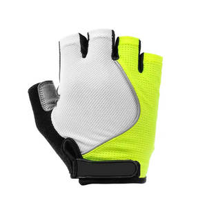 Lightweight Breathable Half Finger Cycling Gloves with Hook Loop Closure Safety Grip Anti <b>Slip</b> Palm for <b>Long</b> Distance Cycling - Product Image 1