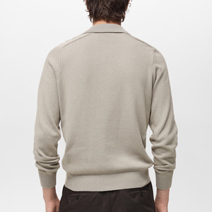 Polos de golf de manga corta para hombre, personalizables, de punto, de poliéster/algodón de calidad de lujo, transpirables, con botones, 220g. - Product Image 5