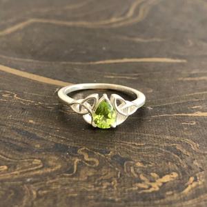 Dainty 2.7 Grams <b>Peridot</b> Fine <b>Ring</b> - Product Image 1
