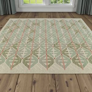 Alfombra Moderna Abstracta Ecológica de Estilo Nórdico, Tejida a Mano con Lana, para Sala de Estar, Dormitorio, Decoración del Hogar, Alfombras Grandes Personalizadas - Product Image 5