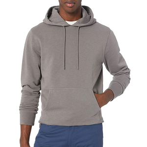 Sweat à capuche personnalisé avec logo brodé, 100% coton, molleton français, unisexe, uni, hiver, 3D pour sweats à capuche graphiques - Product Image 2