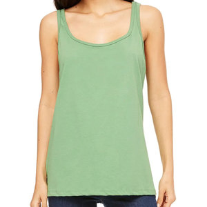 Débardeur Femme avec Logo Avant, Écologique, Haute Qualité, Respirant, Doux, 100% Coton, Tenue Décontractée Sans Manches pour l'Été, Vêtement Tendance - Product Image 1