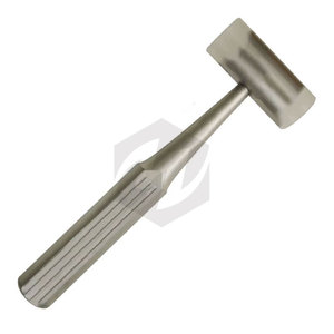 Martillo ortopédico de acero quirúrgico alemán de alta calidad con cabeza de plástico para levantamiento de huesos duros, instrumentos médicos. - Product Image 3