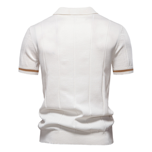 Chemise décontractée unisexe à manches courtes de haute qualité, respirante, confortable, design unique, anti-plis, en polyester/coton - Product Image 2