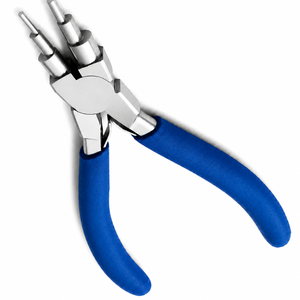 Pince à boucler bleue en acier inoxydable pour la fabrication de bijoux, outil de façonnage de fils pour bagues, pendentifs et artisanat de bijoux DIY - Product Image 6