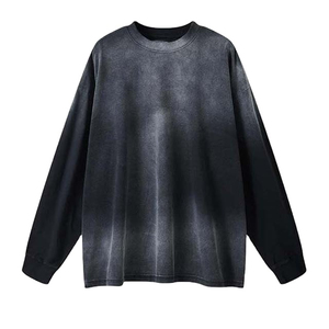 เสื้อสเวตเชิ้ตผ้าฟลีซคุณภาพสูง ทรงปกติ ใส่ได้ทั้งชายและหญิง สำหรับฤดูหนาวและฤดูใบไม้ร่วง รับสกรีนโลโก้ น้ำหนัก 350 กรัม ผ้าฝ้าย 100% สไตล์สตรีทแวร์ - Product Image 1