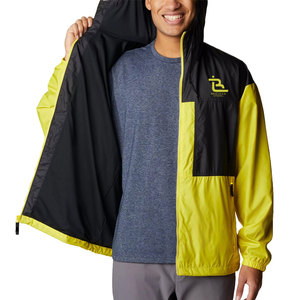 Veste coupe-vent de haute qualité à blocs de couleur pour hommes, veste de sport légère pour l'extérieur, fermeture éclair intégrale, logo personnalisé, fabricant - Product Image 5