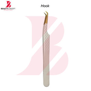 Juego de Pinzas para Extensión de Pestañas con Mango Antideslizante, Pinzas de Precisión para Aislamiento de Volumen en Extensiones de Pestañas - Product Image 2