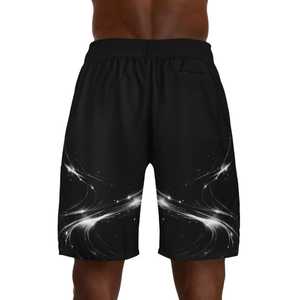 Breathable Eco-Friendly Men's Mid Waist Fitness Gym <b>Shorts</b> 100% Cotton Solid Casual Front Logo OEM Wholesale - Product Image 3