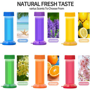 Nettoyant de toilette jetable super puissant avec tampon de désodorisant en gel de fleur de parfum durable - Product Image 3