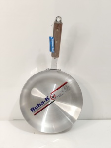 Sartenes de Aluminio Ruha-K con Asas de Madera, Redondas, Duraderas, Capacidad de 2.0-3.0 L, Diseño Clásico para Estufas de Gas - Product Image 3