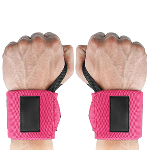 Support de poignet réglable en néoprène avec fermeture à boucle pour la musculation, l'entraînement en force, unisexe, rose, SEAMREWEAR - Product Image 3
